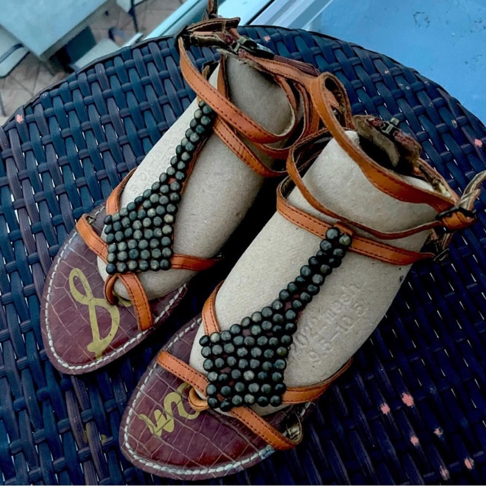 Sam Edelman Ginger Gladiator sandals size 8. VERY lightly used 😀